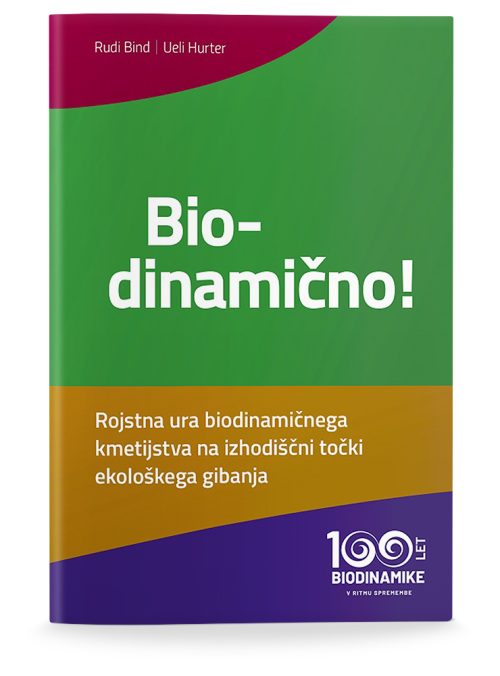 Naslovnica knjige Biodinamično! avtorjev Rudija Binda in Uelija Hurterja