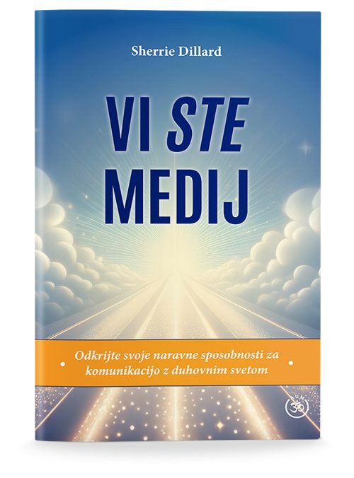 Naslovnica knjige Vi ste medij avtorice Sherrie Dillard