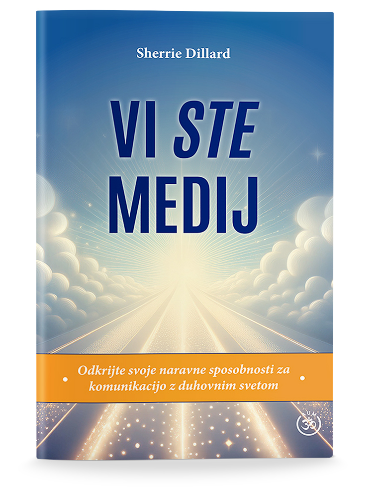 Naslovnica knjige Vi ste medij avtorice Sherrie Dillard