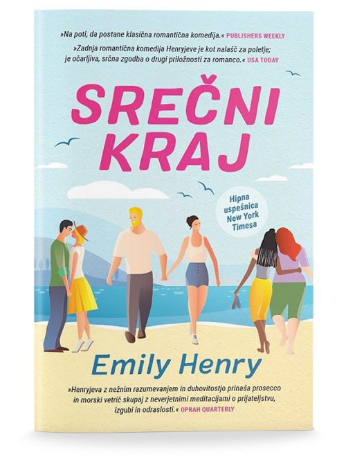 Naslovnica knjige Srečni kraj avtorice Emily Henry