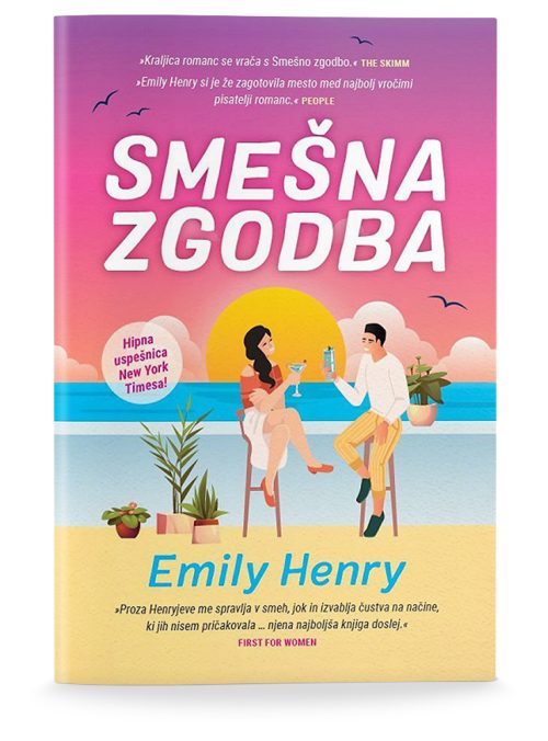 Naslovnica knjige Smešna zgodba avtorice Emily Henry