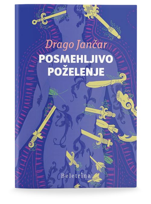 Naslovnica knjige Posmehljivo poželenje avtorja Draga Jančarja