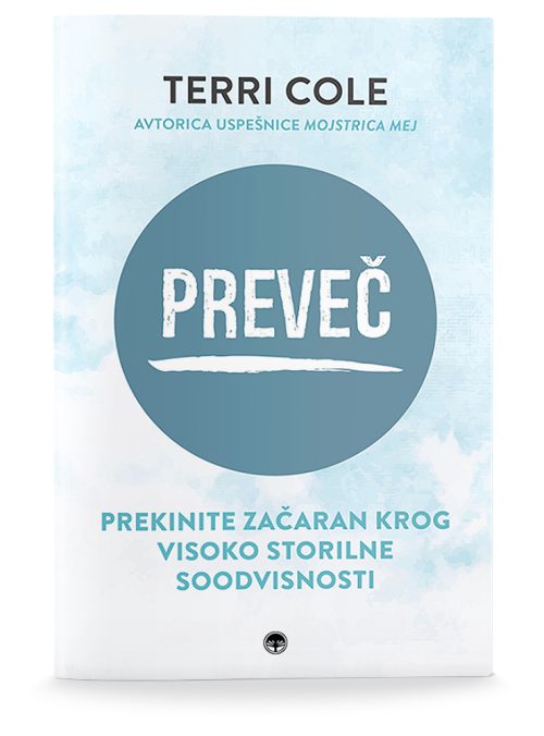 Naslovnica knjige Preveč avtorice Terri Cole
