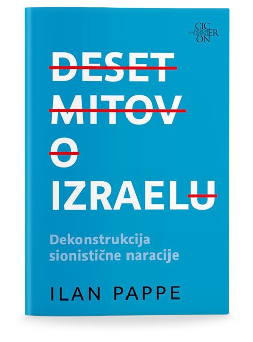 Naslovnica knjige Deset mitov o Izraelu avtorja Ilana Pappa