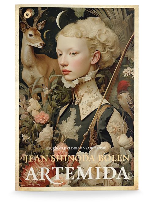 Naslovnica knjige Artemida avtorice Jean Shinoda Bolen