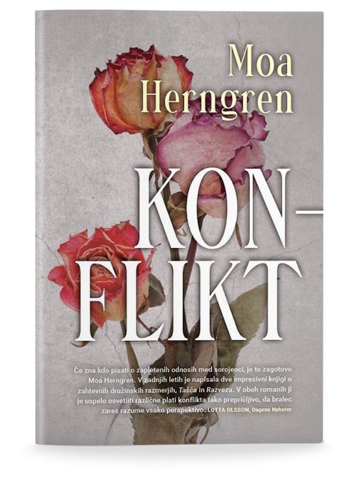 Naslovnica knjige Konflikt avtorice Moe Herngren