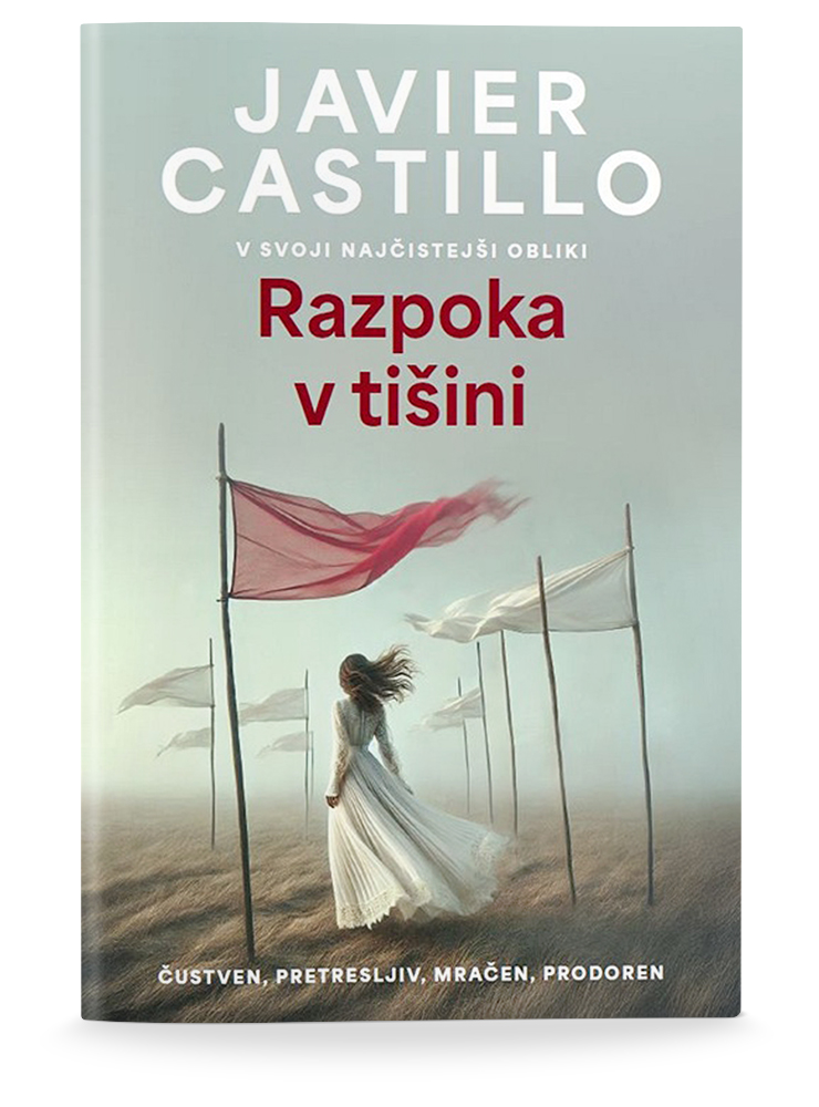 Naslovnica knjige Razpoka v tišini avtorja Javierja Castilla