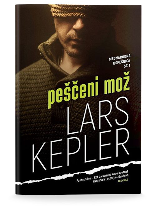 Naslovnica knjige Peščeni mož avtorja Larsa Keplerja