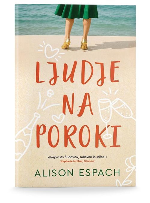 Naslovnica knjige Ljudje na poroki avtorice Alison Espach
