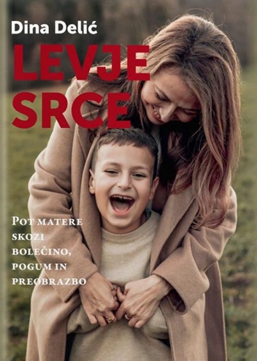 Naslovnica knjige Levje srce avtorice Dine Delić