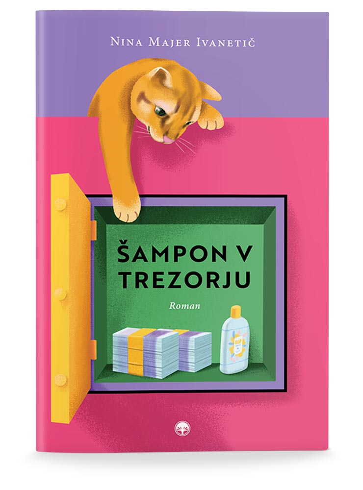 Naslovnica knjige Šampon v trezorju avtorice Nine Majer