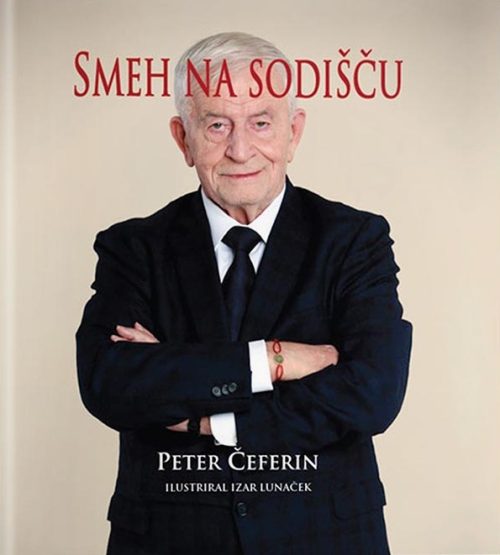 Naslovnica knjige Smeh na sodišču avtorja Petra Čeferina