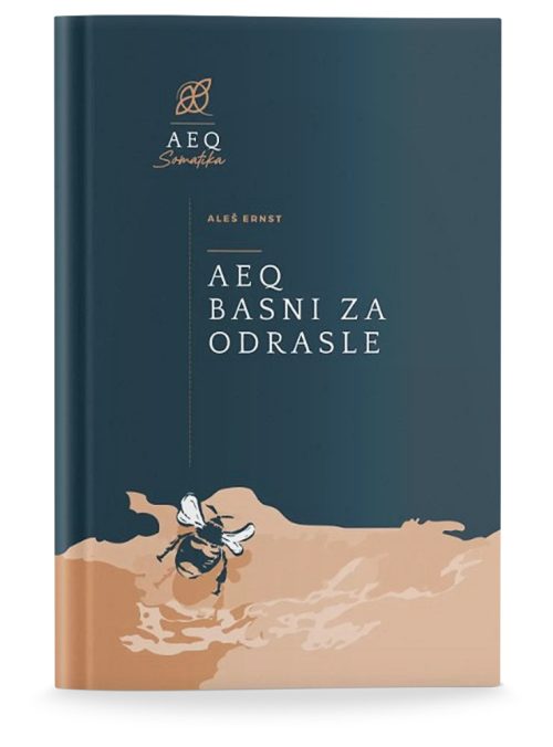 Naslovnica knjige AEQ basni za odrasle avtorja Aleša Ernsta