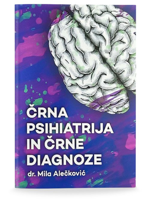 Naslovnica knjige Črna psihiatrija in črne diagnoze avtorice dr. Mile Alečković