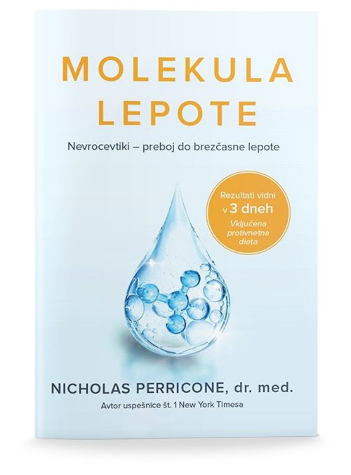 Naslovnica knjige Molekula lepote avtorja dr. Nicholasa Perricona