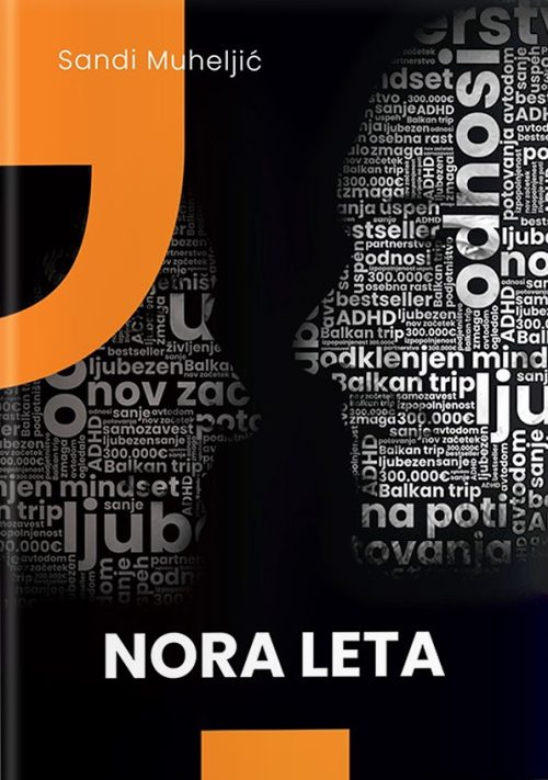 Naslovnica knjige Nora leta avtorja Sandija Muheljića