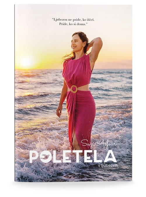 Naslovnica knjige Poletela v ljubezen avtorice Suzi Asfour