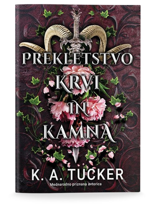 Naslovnica knjige Prekletstvo krvi in kamna avtorice K. A. Tucker