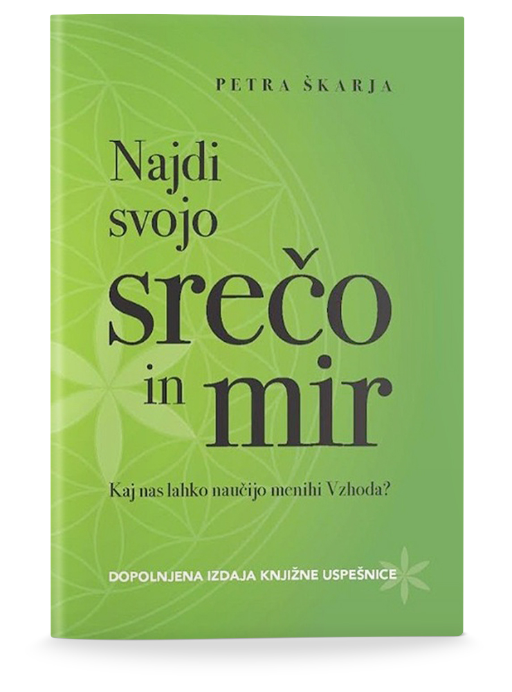 Naslovnica knjige Najdi svojo srečo in mir avtorice Petre Škarja