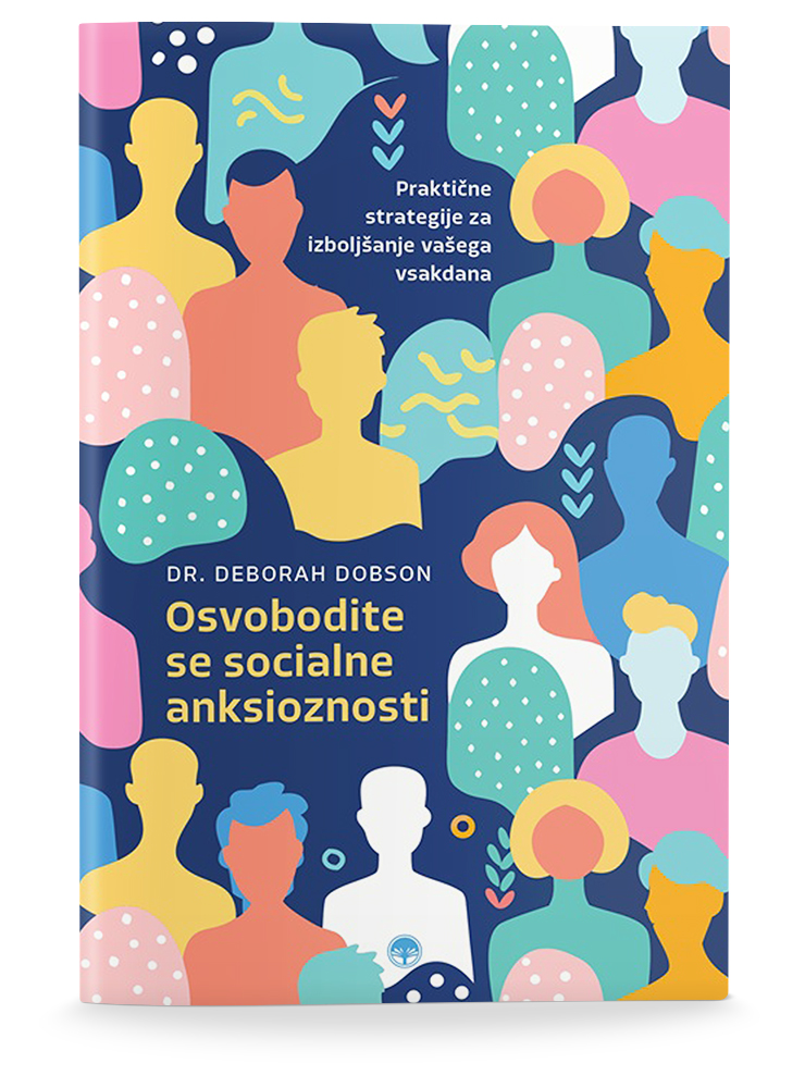 Naslovnica knjige Osvobodite se socialne anksioznosti avtorice Deborah Dobson