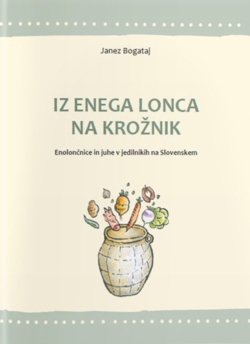 Naslovnica knjige Iz enega lonca na krožnik avtorja Janeza Bogataja